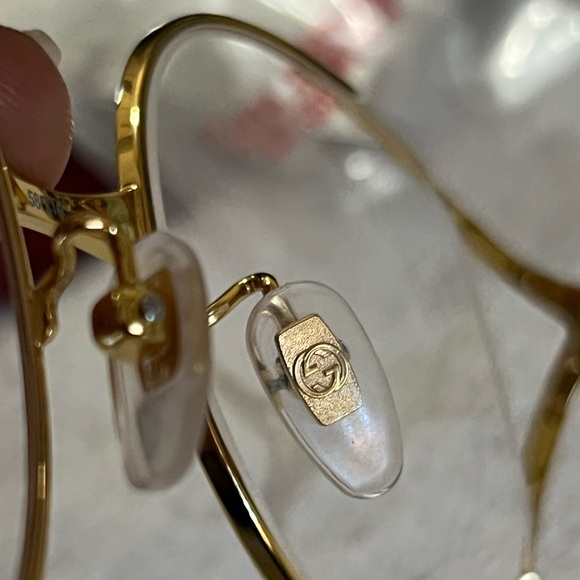 GUCCI Demo Round Ladies Eyeglasses GG05960A 003 58.19.135 - Picture 7 of 9